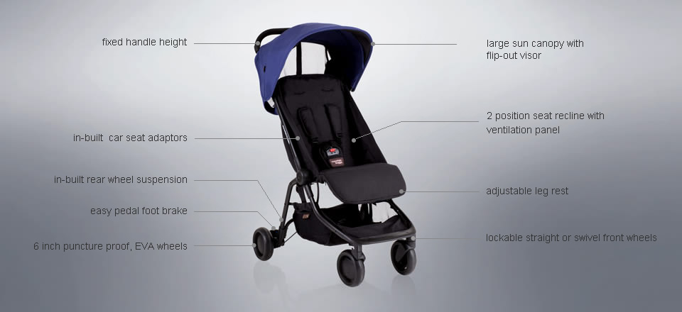 mountain buggy nano specs