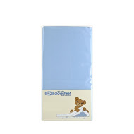 DK Glovesheet 100% Cotton Fitted Sheets - Pram Size Up to 79cm x 38cm-DKBlue-0