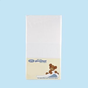 DK Glovesheet 100% Cotton Fitted Sheets - Crib Size Up to 95cm x 40cm-0
