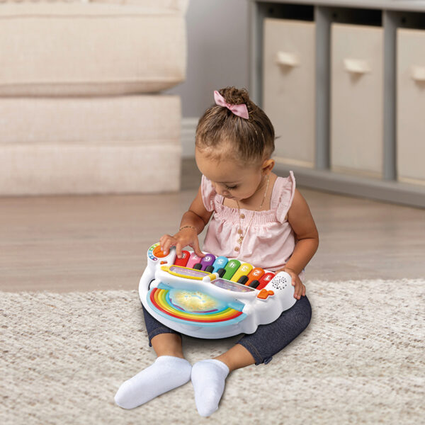 LeapFrog Learn And Groove Rainbow Lights Piano – Giocattolo Musicale Interattivo Con Luci, Canzoni E Colori Per Bambini 6+ Mesi