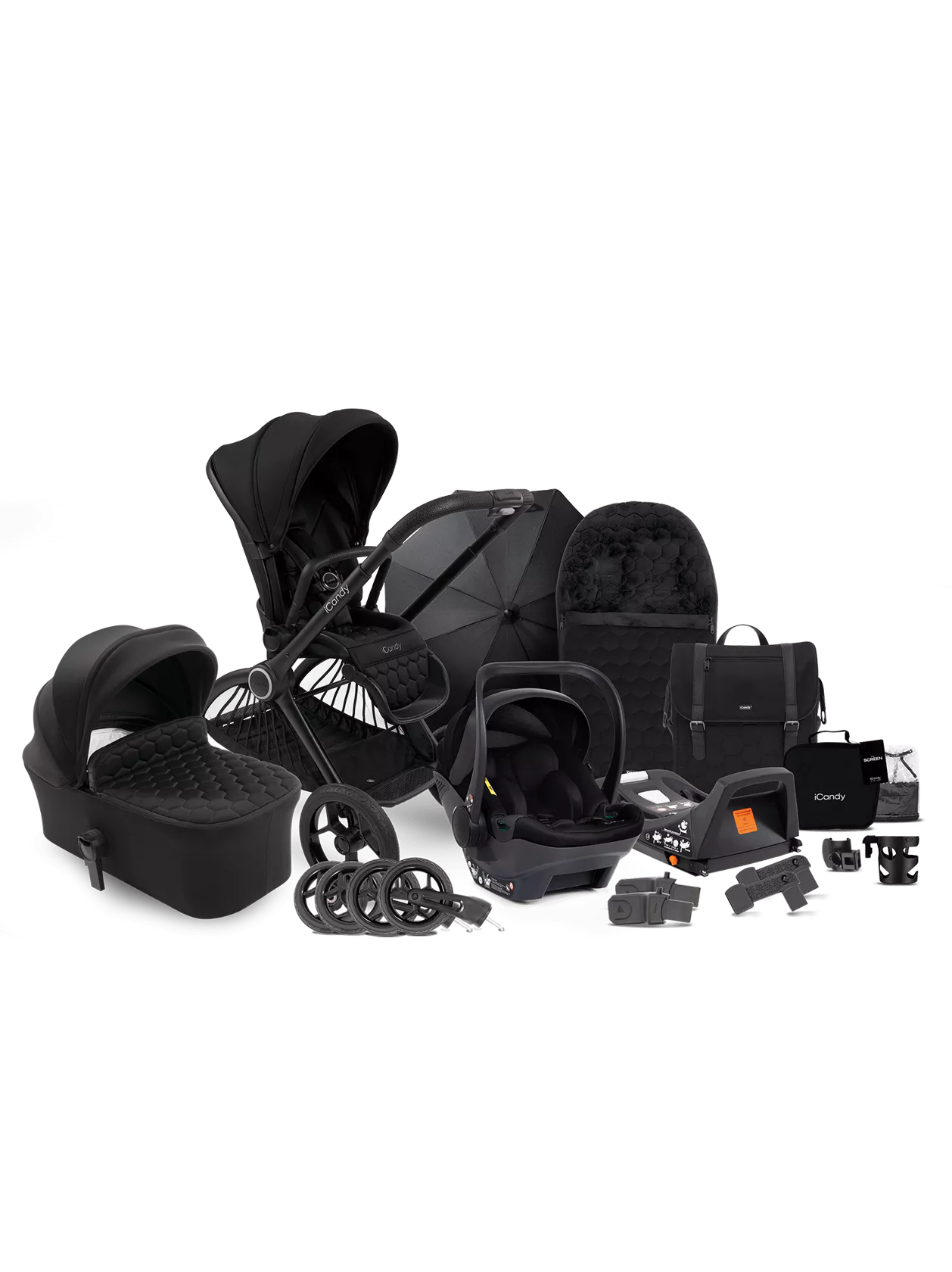 iCandy Core Pushchair and Carrycot - Complete Car Seat Bundle - Image 3