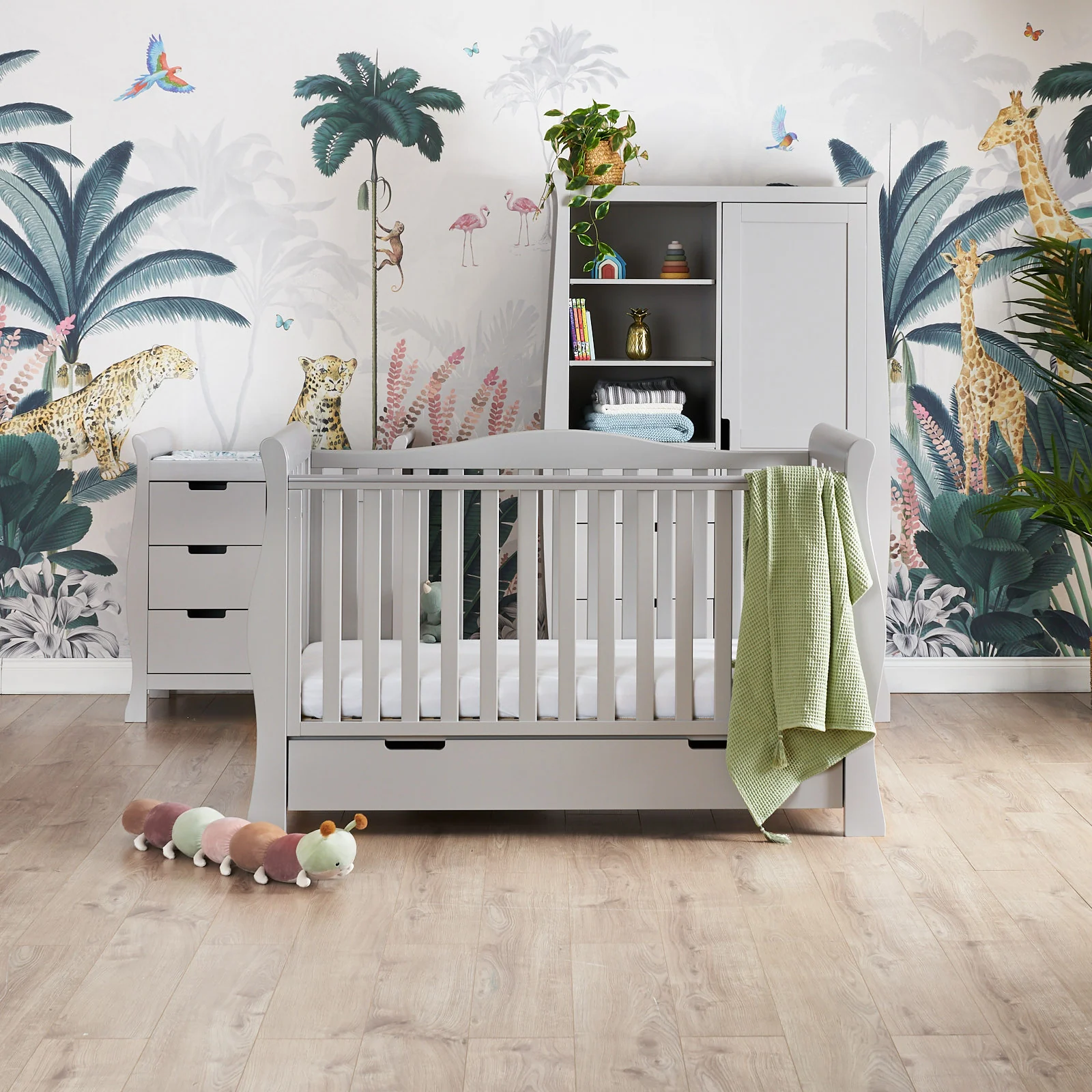 Obaby Stamford Luxe Sleigh 3 Piece Room Set - Image 3