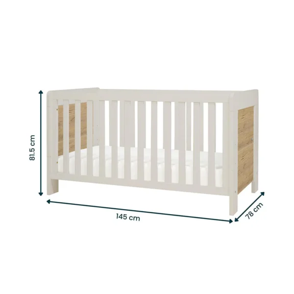 Tutti Bambini Essentials Alba Cot Bed - Image 15