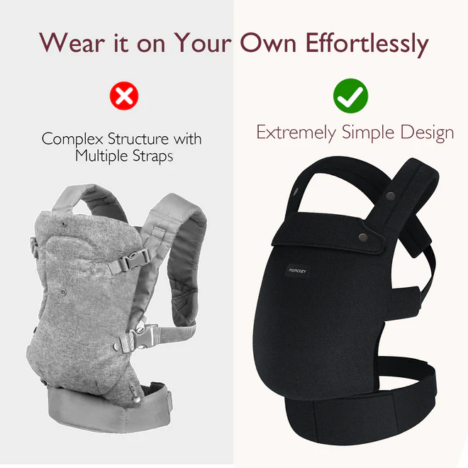 Momcozy PureHug Baby Carrier - Ergonomic Cozy & Lightweight - Image 4