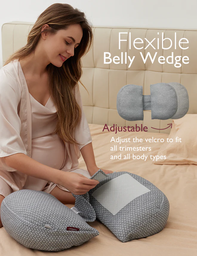 Pregnancy Wedge Pillows with Cooling Cover - Image 6