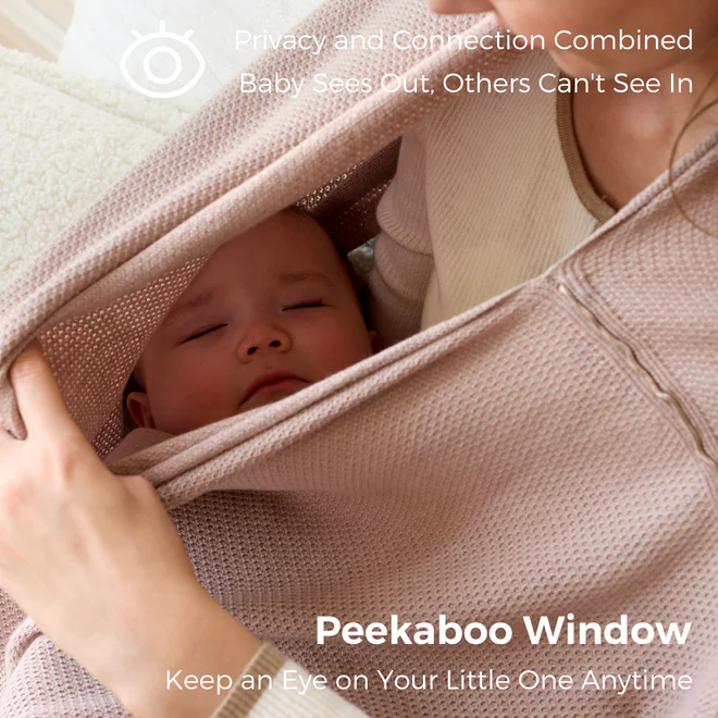 Momcozy Nursing Cover - Soft, Breathable, Multi-Use Privacy Poncho - Image 7