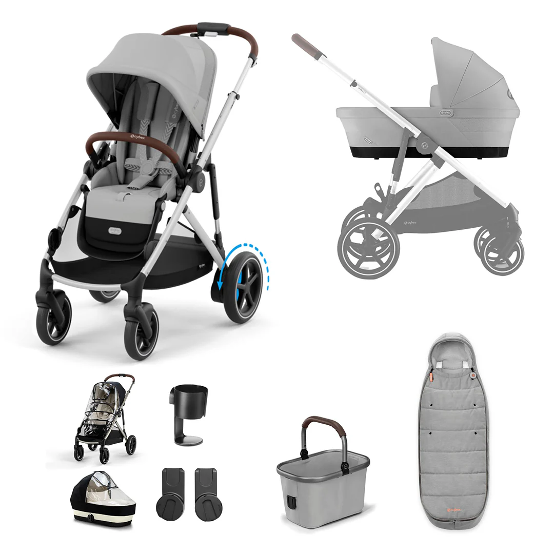 CYBEX e-Gazelle S Essential Pushchair Bundle - Image 6