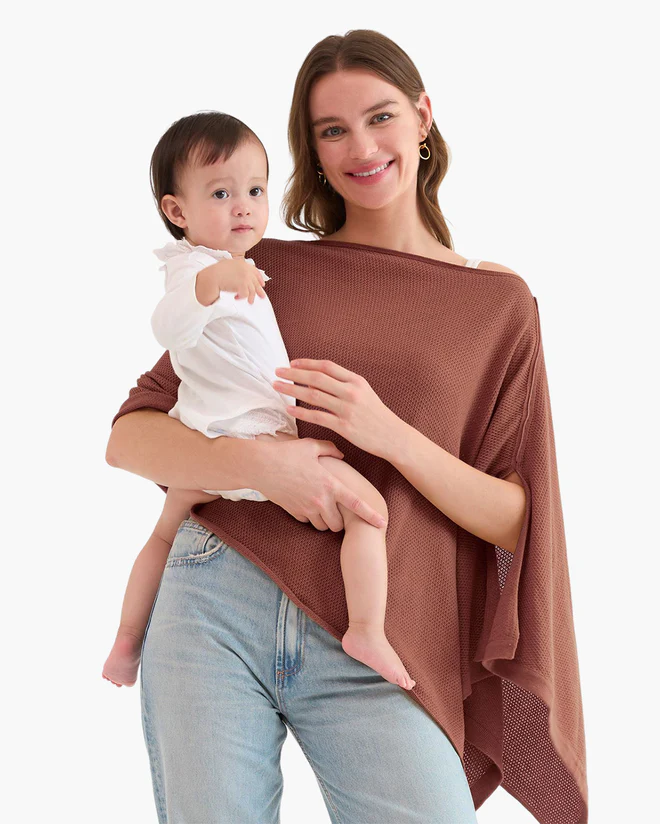 Momcozy Nursing Cover - Soft, Breathable, Multi-Use Privacy Poncho - Image 11