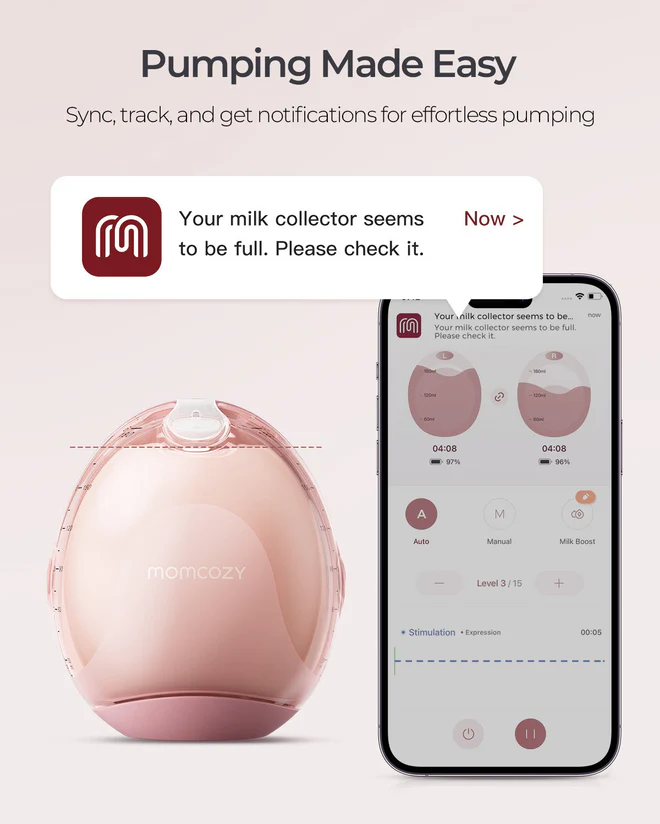 Momcozy Air 1 Ultra-slim Breast Pump - Image 4