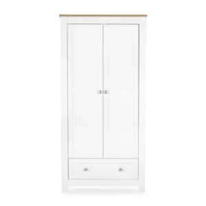 CuddleCo Burford Wardrobe - White/Oak
