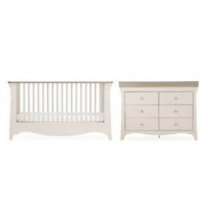 CuddleCo Clara Luxe 2pc Set - Cashmere/Ash